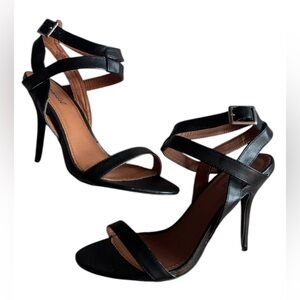 Bonnibel | Black Rosita Sandal Heels | Size 9 | EUC